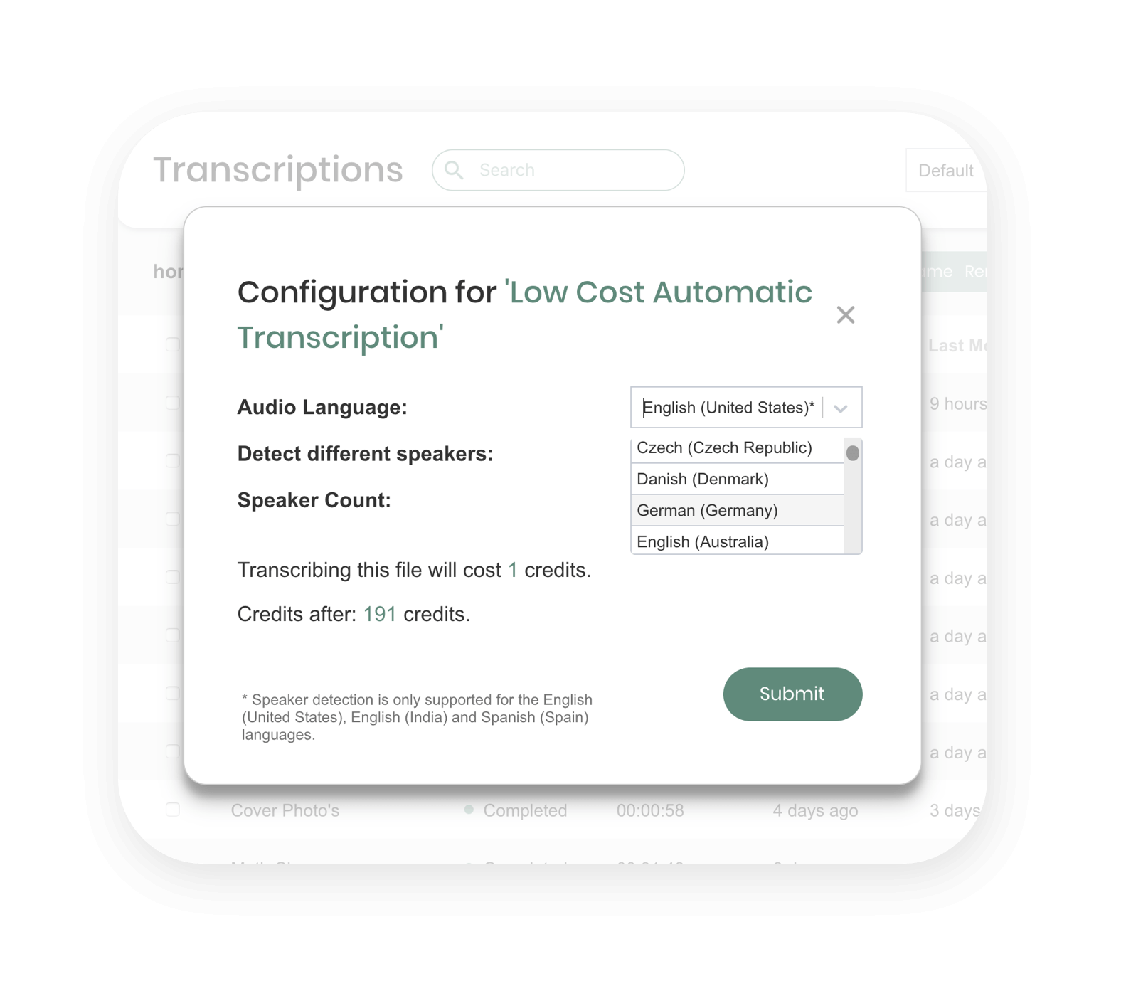 Transcription Software - Transcribe Audio File - Automatic Transcription